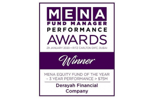 3 year performance award > $75 from MENA FUND MANAGER 2020